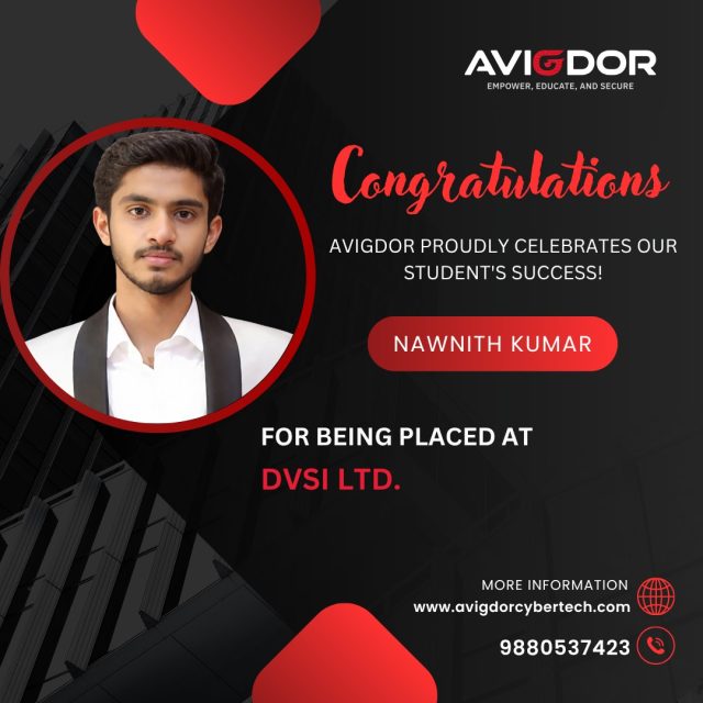 Nawnith Kumar - Placed at DVSI Ltd. - Avigdor CyberTech placement success story